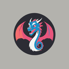 Dragon Logo EPS Format Design Very Cool