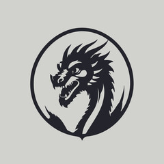 Dragon Logo EPS Format Design Very Cool