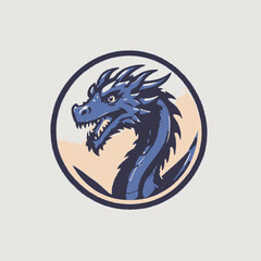 Dragon Logo EPS Format Design Very Cool