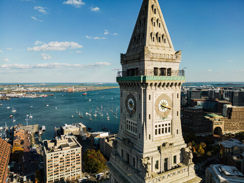 Tower Clock Boston downtown