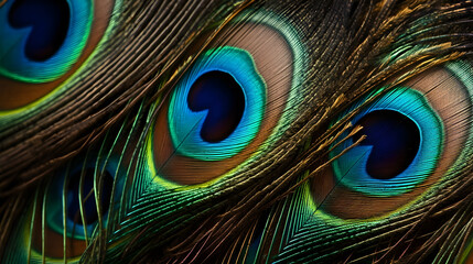 Adorned with vibrant hues and delicate details, the peacock feather motif flourishes in a luxurious film, providing a seductive texture that exudes luxury.