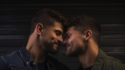 Obraz premium Love is Love: A Gay Couple’s Story of Romance and Acceptance