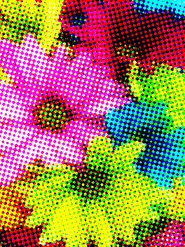 abstract background of flowers