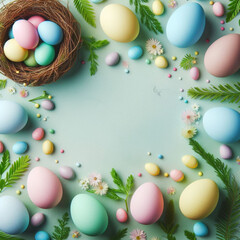 Fototapeta na wymiar Easter Materials　イースターに関するイラスト