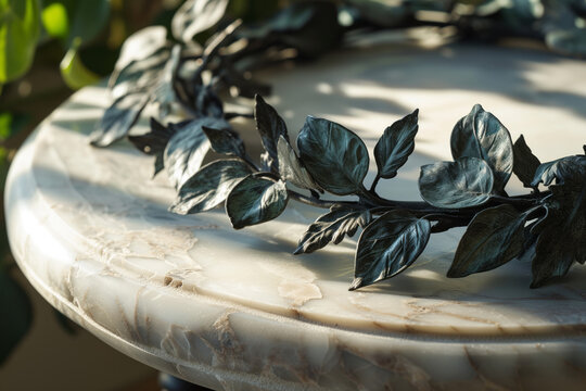 Laurel wreath. A symbol of victory
