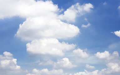 Blue sky background with cloud