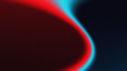 4k grainy dark red and blue colors gradient background with noise. Blurry 80's colors gradient wave background. 