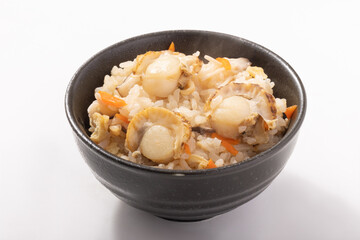 ホタテの炊き込みご飯