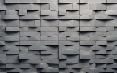 Grey brick wall background. Texture of grey brick wall backdrop
