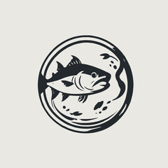 Fish Logo EPS Format Design Very Cool