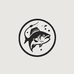 Fish Logo EPS Format Design Very Cool