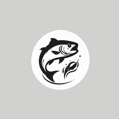 Fish Logo EPS Format Design Very Cool