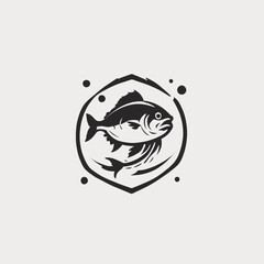 Fish Logo EPS Format Design Very Cool