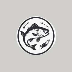 Fish Logo EPS Format Design Very Cool