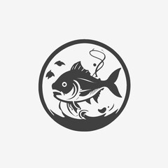 Fish Logo EPS Format Design Very Cool