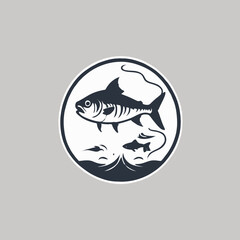 Fish Logo EPS Format Design Very Cool