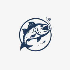 Fish Logo EPS Format Design Very Cool