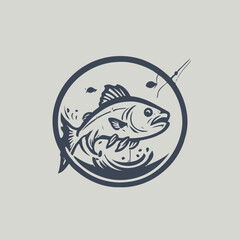 Fish Logo EPS Format Design Very Cool