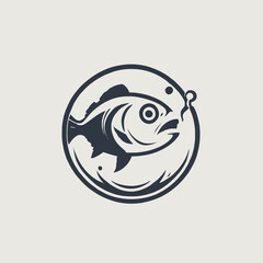 Fish Logo EPS Format Design Very Cool
