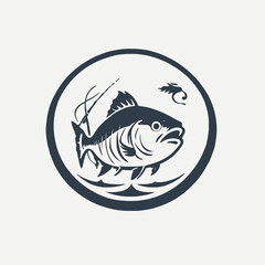 Fish Logo EPS Format Design Very Cool