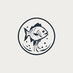 Fish Logo EPS Format Design Very Cool