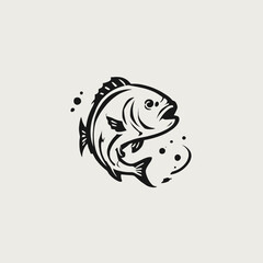Fish Logo EPS Format Design Very Cool