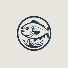 Fish Logo EPS Format Design Very Cool