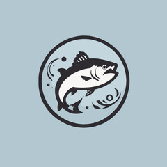 Fish Logo EPS Format Design Very Cool