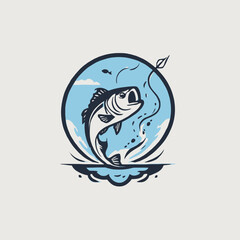 Obraz premium Fish Logo EPS Format Design Very Cool