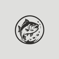 Fish Logo EPS Format Design Very Cool