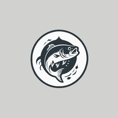 Fish Logo EPS Format Design Very Cool