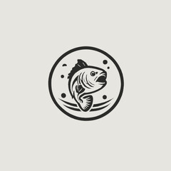 Fish Logo EPS Format Design Very Cool