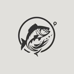 Fishing Logo EPS Format Design Very Cool