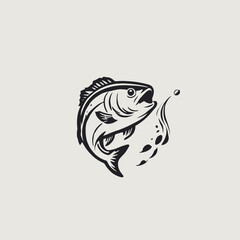 Fishing Logo EPS Format Design Very Cool