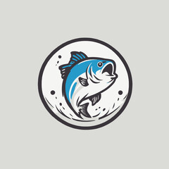 Fishing Logo EPS Format Design Very Cool