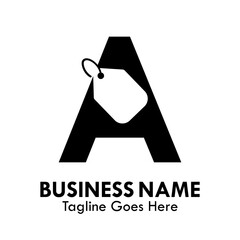 a Price letter design logo template illustration