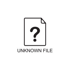 unknown file icon , ask icon