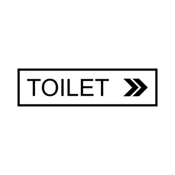 Icon Toilet sign illustration vector 