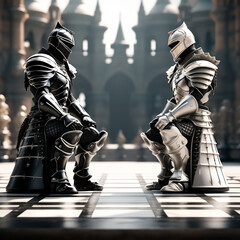 Human Chess [Okay, let&rsquo;s play!!] 인간체스[좋아,한판해보자구!!] Generative AI