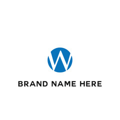 W letter logo, W logo, W letter icon Design with black background. Luxury W letter