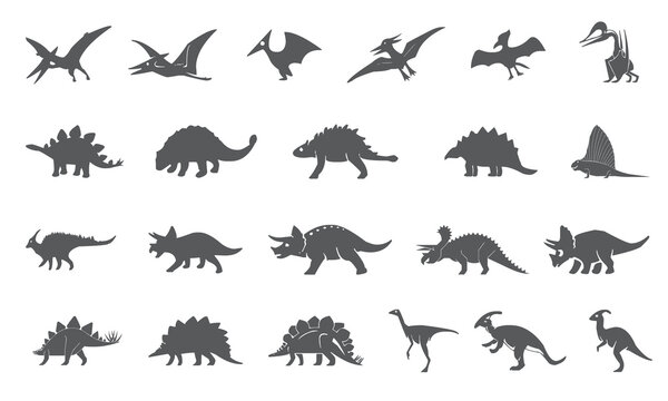 Dino icon and glyph collection