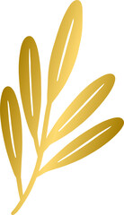 Golden leaf, gold leaf