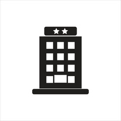 hotel vector line icon template