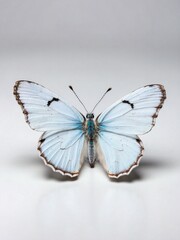 Fototapeta na wymiar A spring azure butterfly isolated in white background