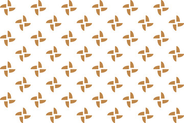 Geometric of tile pattern vector. Design waves gold on white background. Design print for illustration, textile, carpet, cloth, cover, card, background, wallpaper. Set 6