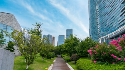 Changsha Urban Landscape Street Scenery..