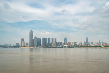 Obraz premium Outdoor Wuhan Urban Architecture Skyline..