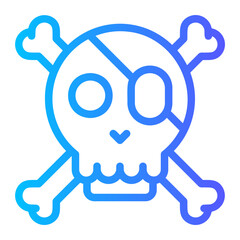 pirates gradient icon