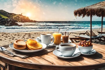 coffee on the beach