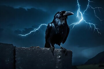raven on the moon